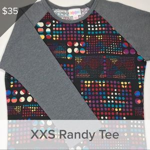 NWT LuLaRoe Randy Baseball Tee